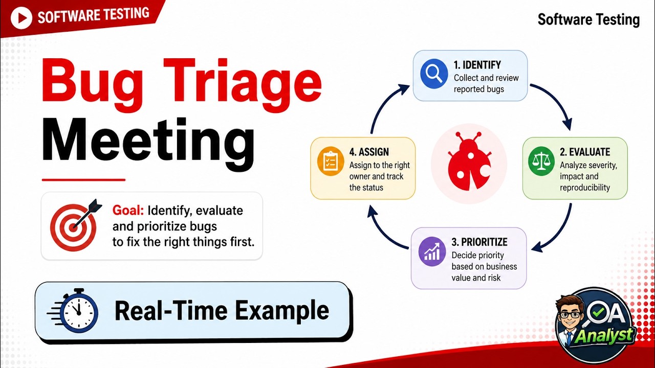 Bug Triage Meeting Explained | Real Project Process + Interview Questions