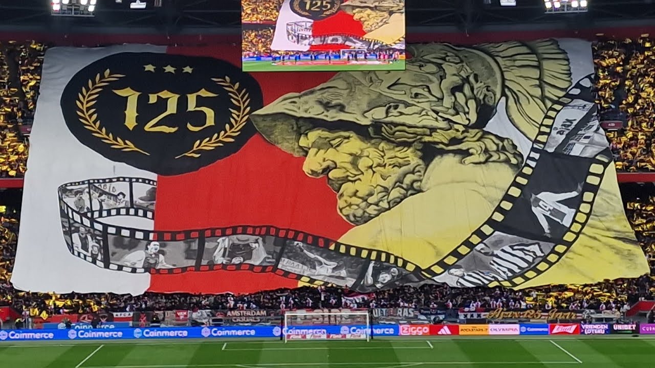 AFC AJAX 2-2 AZ 16-03-2025 Entrada & 125 JAAR AFC AJAX @ Johan Cruijff Arena Amsterdam