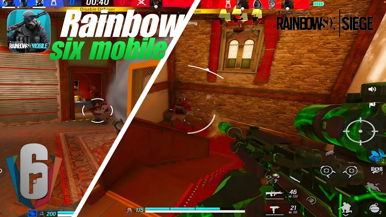 Rainbow six mobile official lunch gameplay ||Best mobile game official lunch in India🇮🇳🫡#rainbowsix 