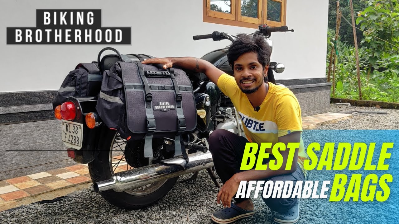 Best Saddle Bag | How To Mount | Biking Brotherhood Gears 60 Litre Saddle Bag For Long Rides