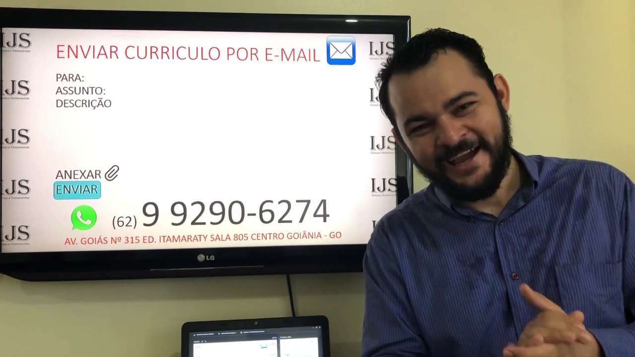 Como mandar um currículo por e-mail para uma vaga de Emprego?
