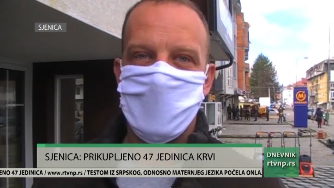 Dobrovoljno davanje krvi Akcija u Sjenici