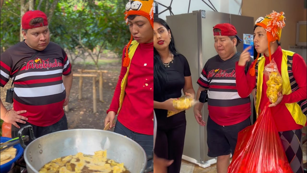Vendiendo chifles 😅🍌 (2parte)