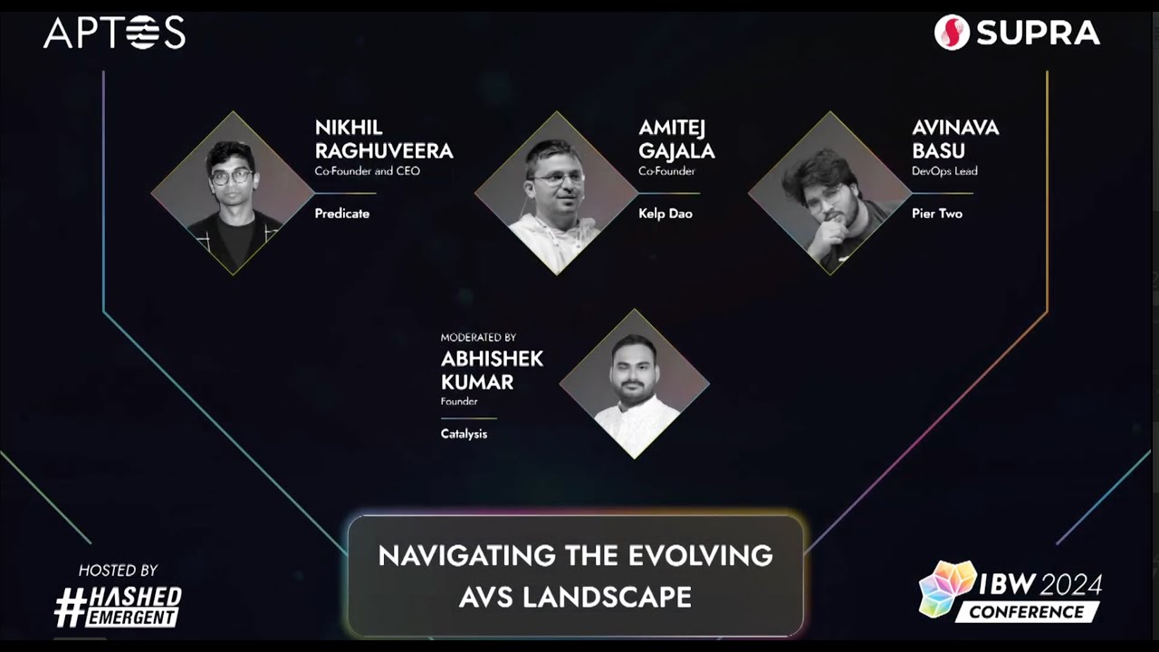 Navigating the evolving AVS landscape - IBW Conference 2024