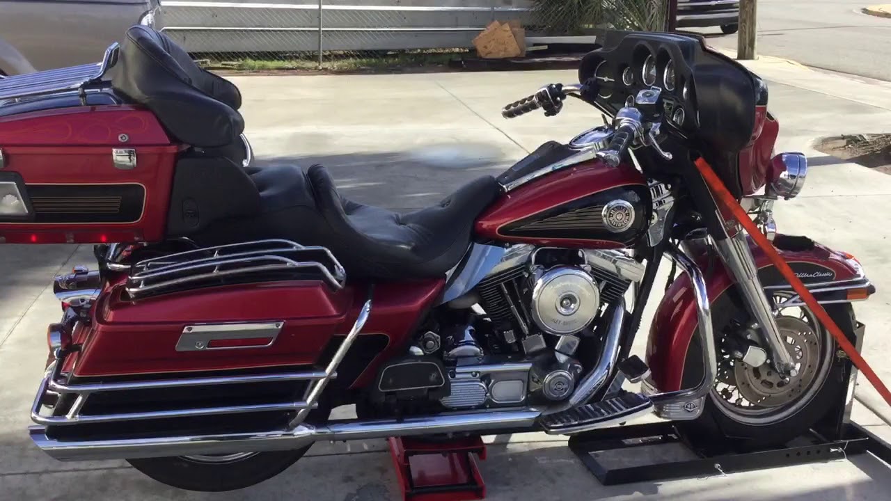 1998 Harley Davidson Electra Glide Ultra Classic FLHTCUI (black-red) 2133 Fallen Cycles