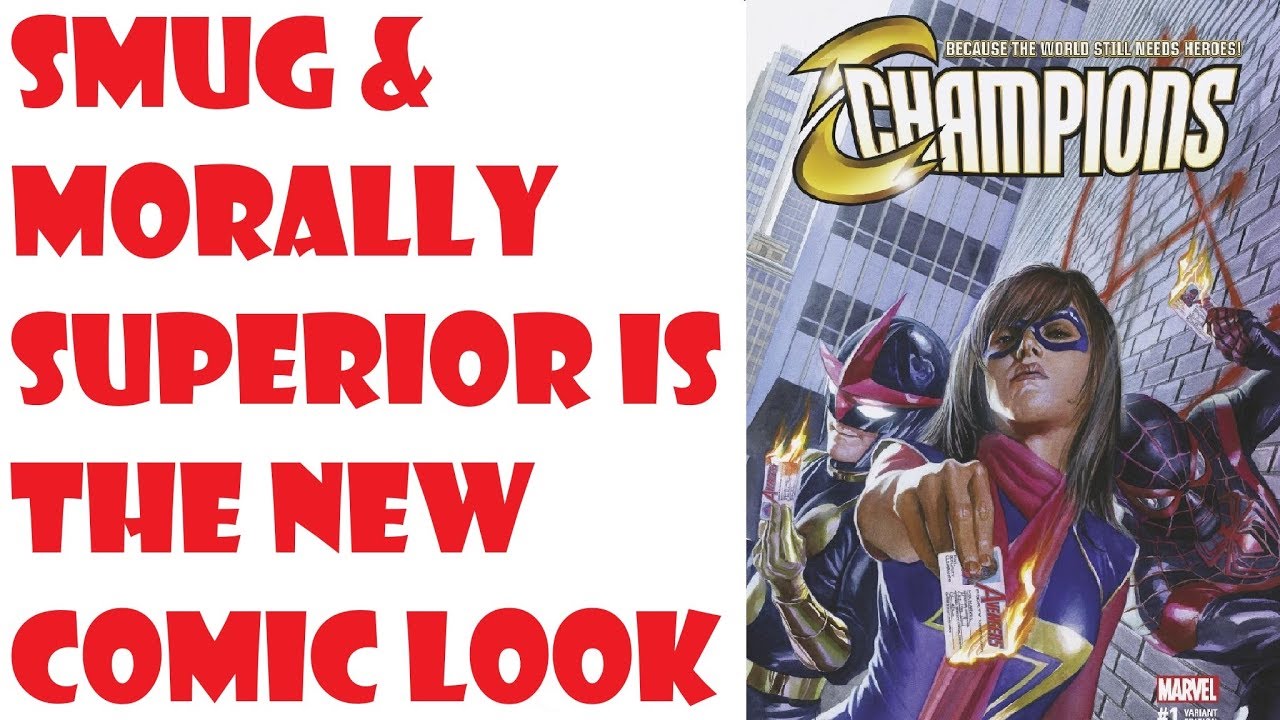 Comics are no longer about heroes. They’re about but morally superior people with power.