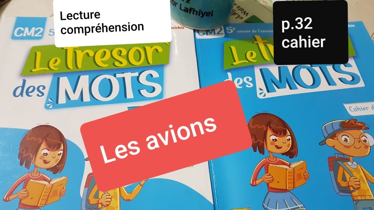 Lecture compréhension Les avions Je comprends seul Cahier d'activités p.32 Le trésor des mots