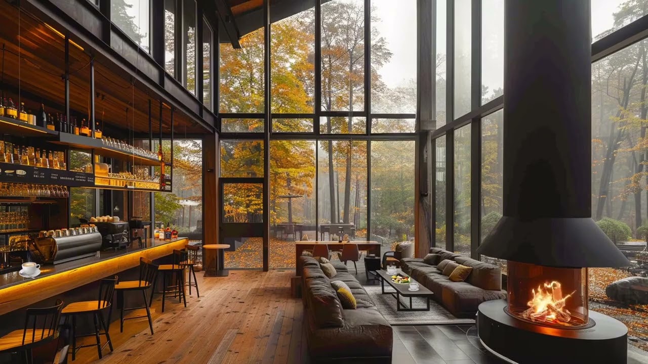 Cozy Autumn coffee escape☕️ #warm #coffee #coldweather #vibes #explore #subscribe #relax #fyp #like 