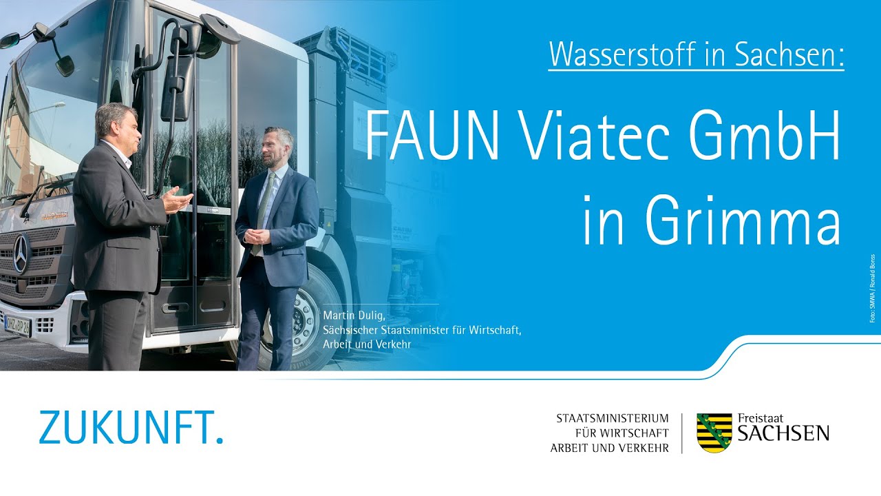 Wasserstoff in Sachsen: FAUN Viatec GmbH in Grimma