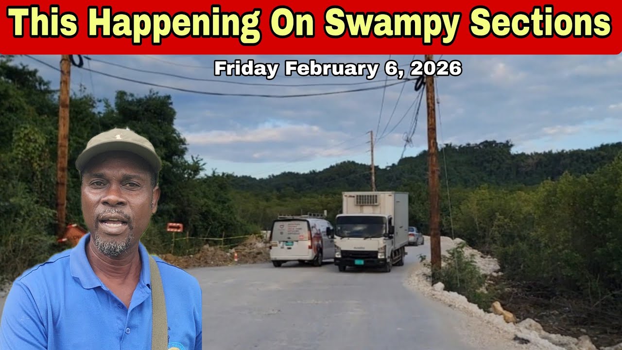 Latest Updates Showing The Reconstruction Of Swampy Sections Of Bowden Road In St Thomas🇯🇲🚔🚗
