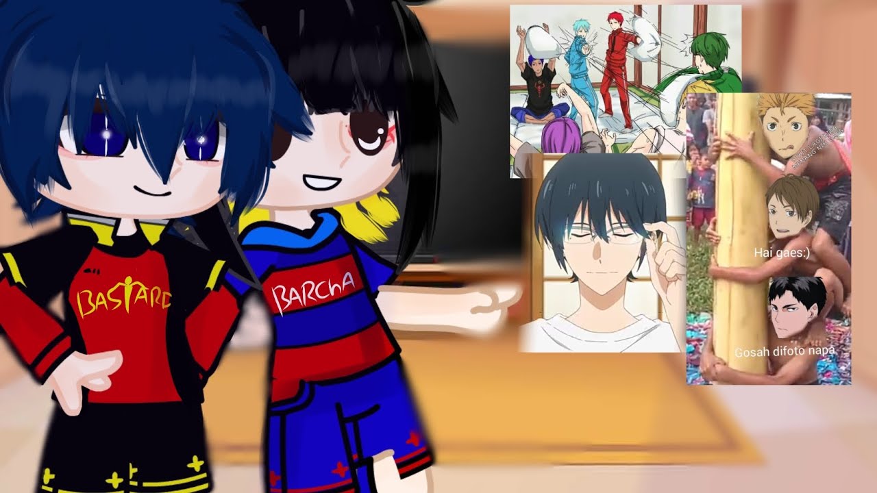 blue lock react to anime sport?? ll gacha club! ll by resya official