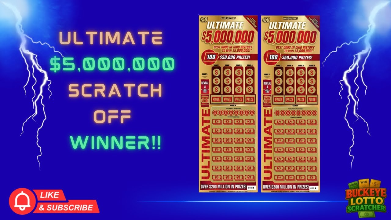 💥💥 ULTIMATE $5 MILLION$ SCRATCH OFF WINNER!! Ohio Lottery Tickets!!🍀🍀 #lottery #prize #win #winner 