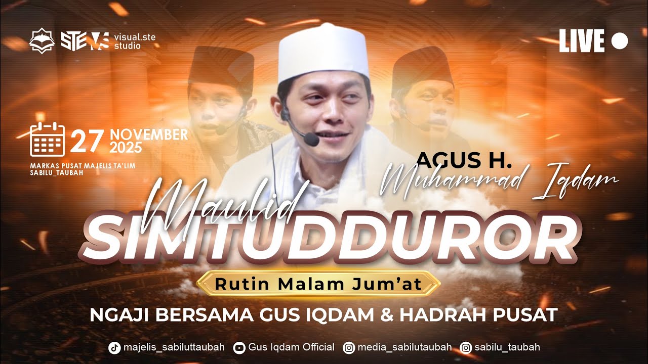 [LIVE] Rutinan Malam Jum'at Majelis Sabilu Taubah Blitar (27 November 2025)