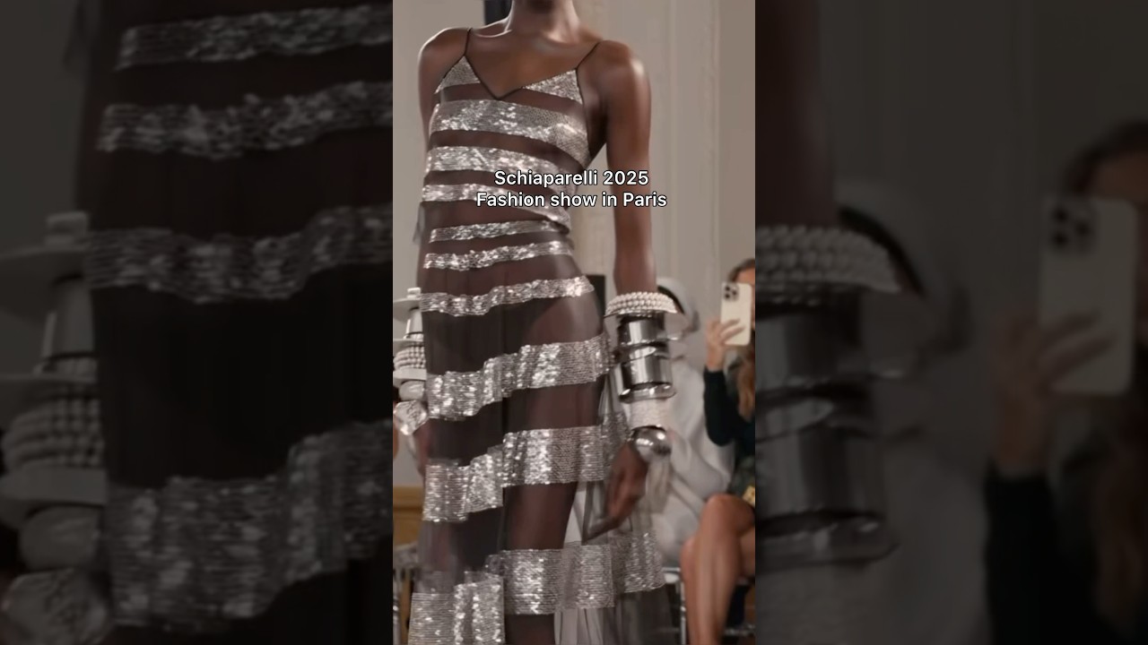 Schiaparelli 2025 fashion show in Paris #couture