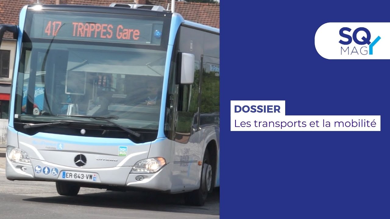 SQY MAG : Les transports et la mobilité
