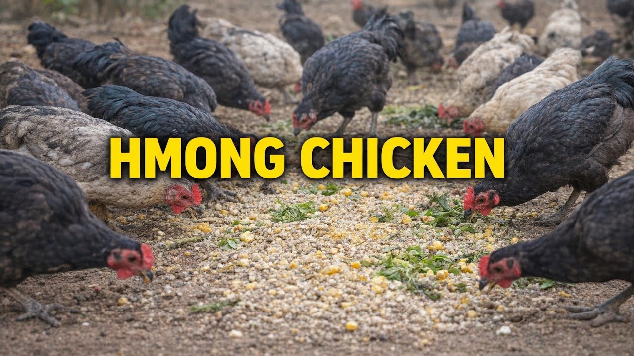 Feeding Free-Range Hmong Chickens in Vietnam | High-Value Native Breed