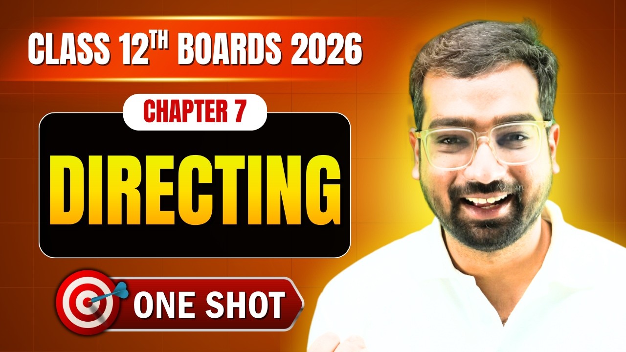 DIRECTING ONE SHOT | CLASS 12 BUSINESS STUDIES | CBSE BOARD EXAM 2025-26