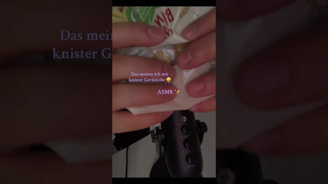Knister Geräuche ASMR ✨🎧
