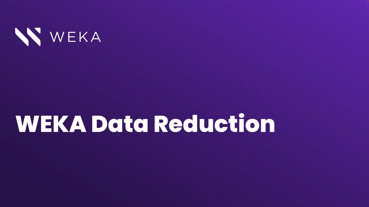 WEKA Data Reduction