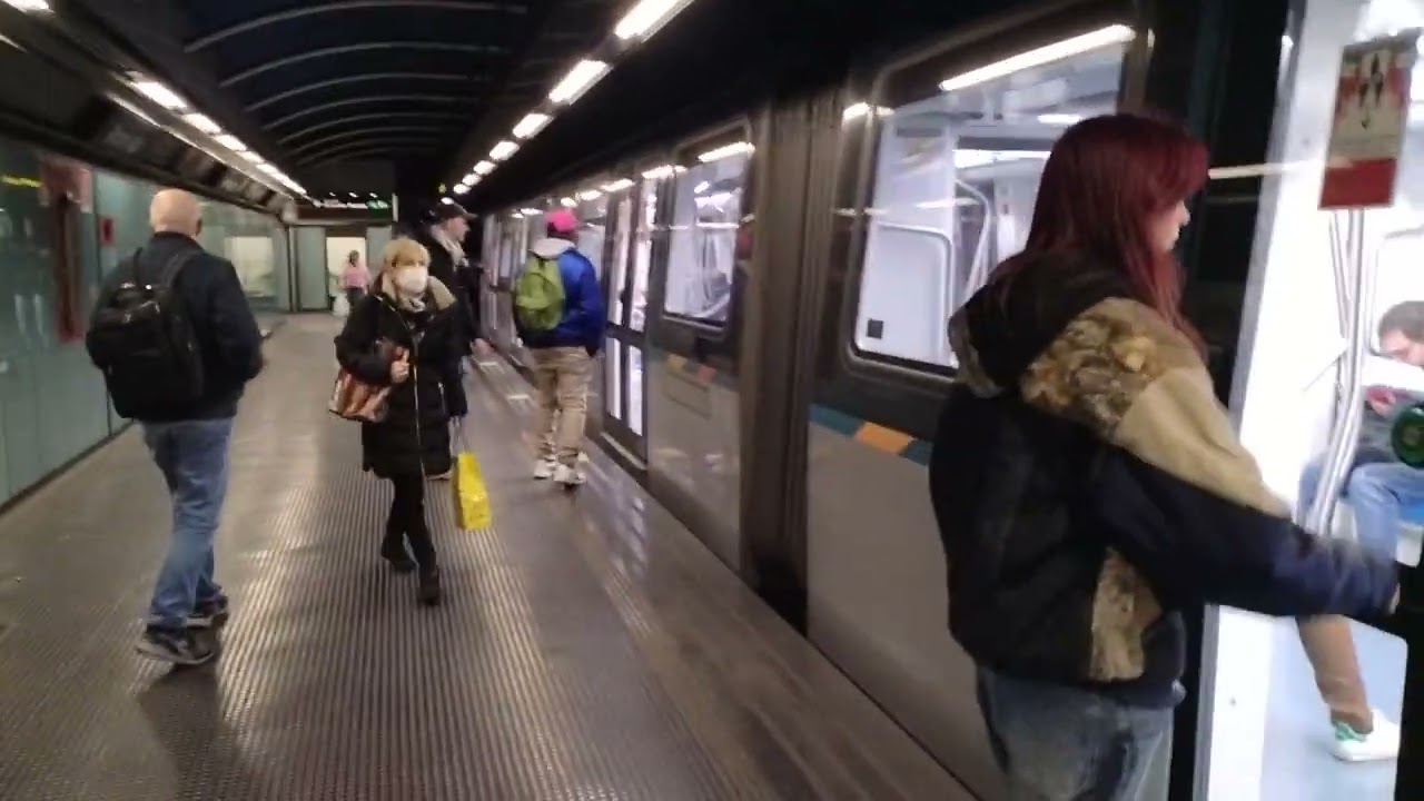Metro Napoli L1: Rione Alto | Treno direzione Garibaldi (20/02/2024)