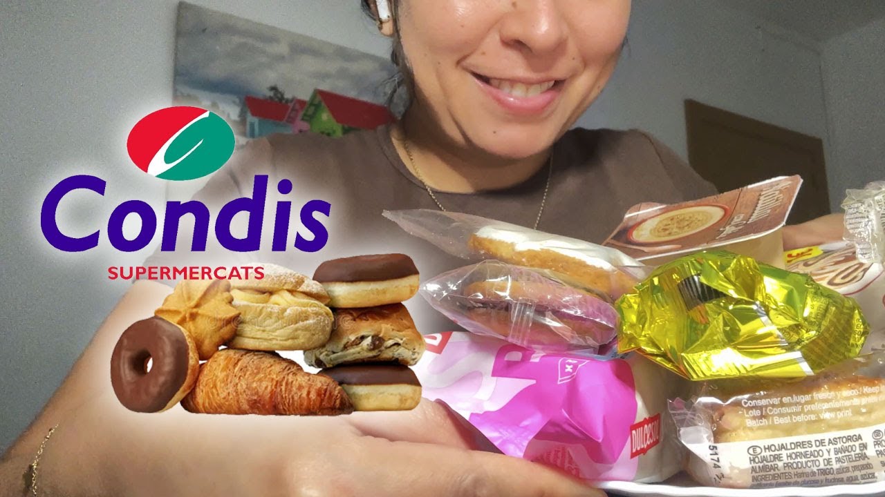 Probando dulces españoles que encontré en supermercado Condis