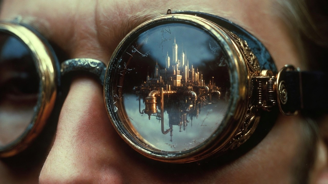 Silver Bird – Surreal Steampunk World | Dreamy Ambient Music Visualizer