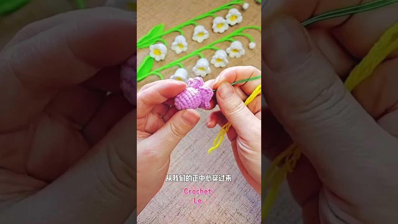 Lily of the Valley Crochet Tutorial for Beginners (Part 3)