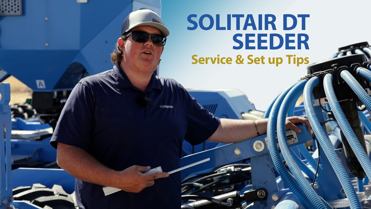 See how quick & easy it is to service, set up and calibrate the seedbed prepping Solitair DT Seeder.