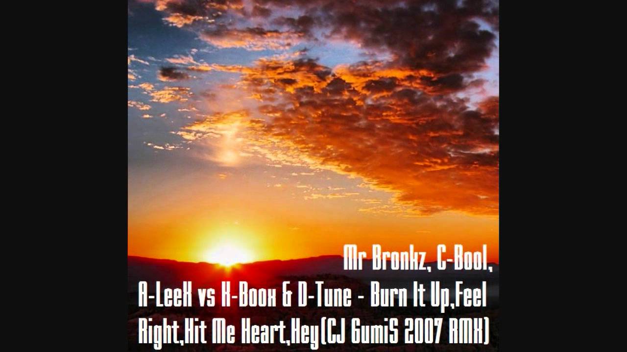 Mr Bronkz,C-Bool,A-LeeX vs K-Boox & D-Tune - Burn It Up,Feel Right,Hit My Heart,Hey