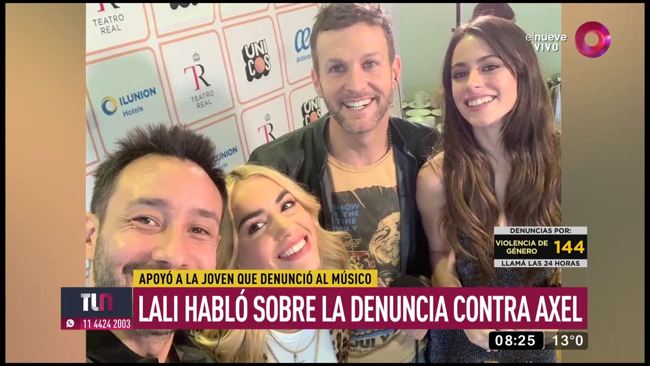 Lali Espósito sobre la acusación contra Axel: ‘Estoy con la denunciante’