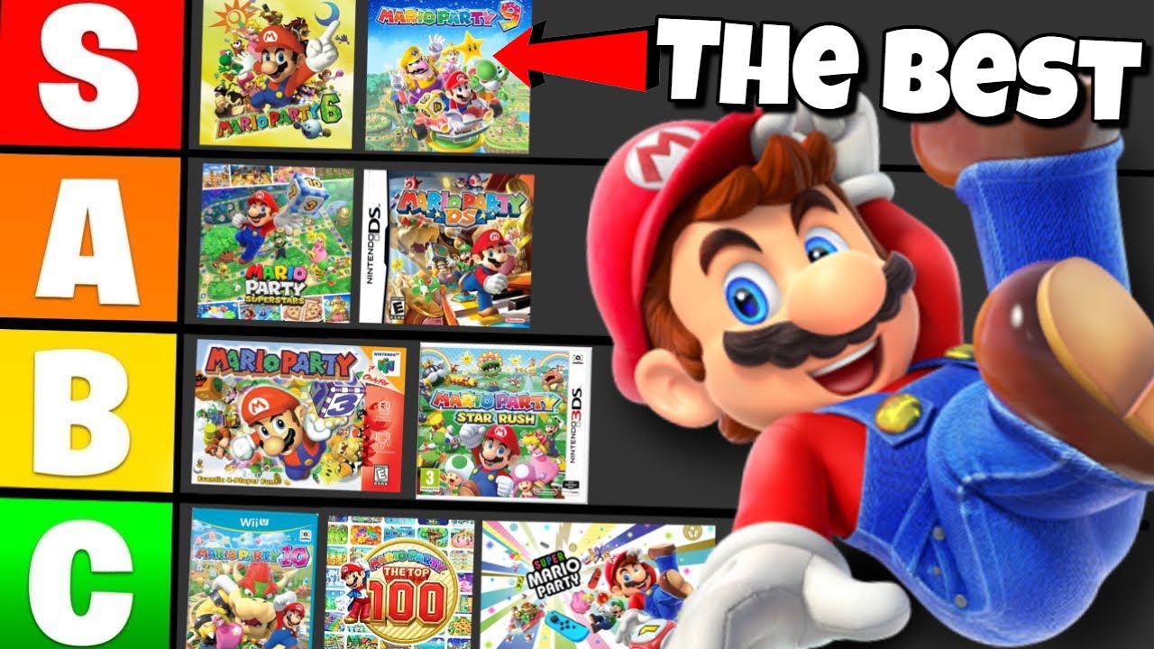 The only Correct Mario Party Tier List