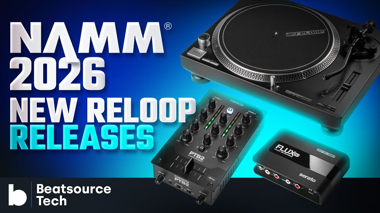 RELOOP FLUX GO, PTB2 MIXER & RP5000MK4 TURNTABLE | NAMM 2026