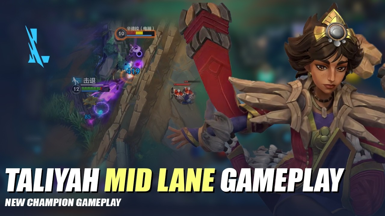 Taliyah Mid Gameplay - Wild Rift
