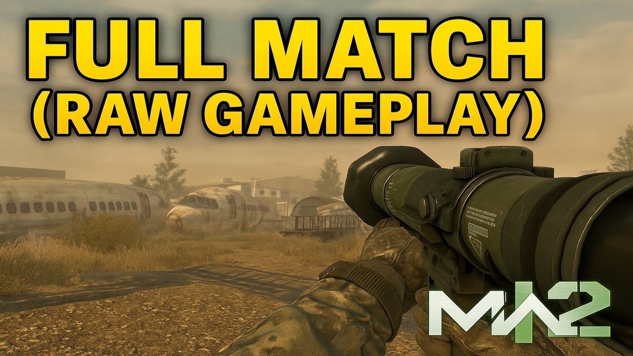 RAW GAMEPLAY FULL MW2 MATCH 2009 (rare Footage)