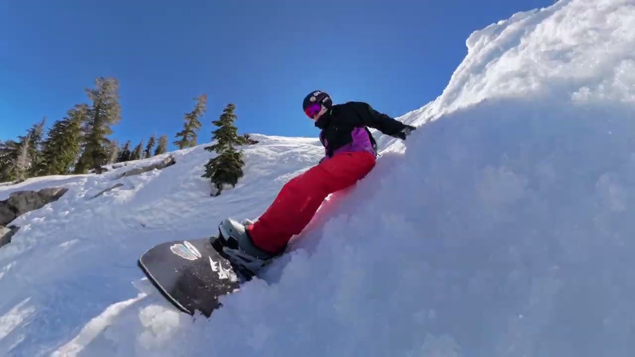 Lake Tahoe Palisades Headwall Spring Conditions with a bad fall on hour glass 2026.3.8