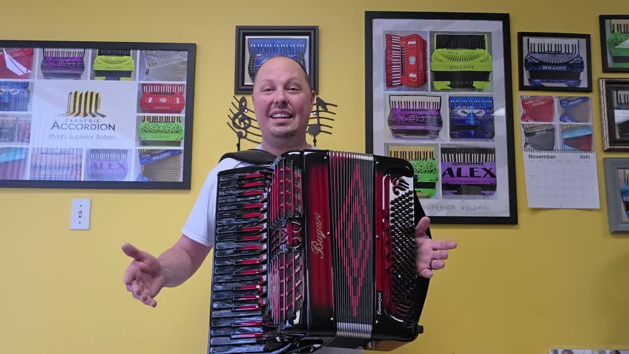 Bugari 281 Essenzia, Like-New, $7,500, Double Tone Chamber (Carnegie Accordion Co. - Pittsburgh, PA)