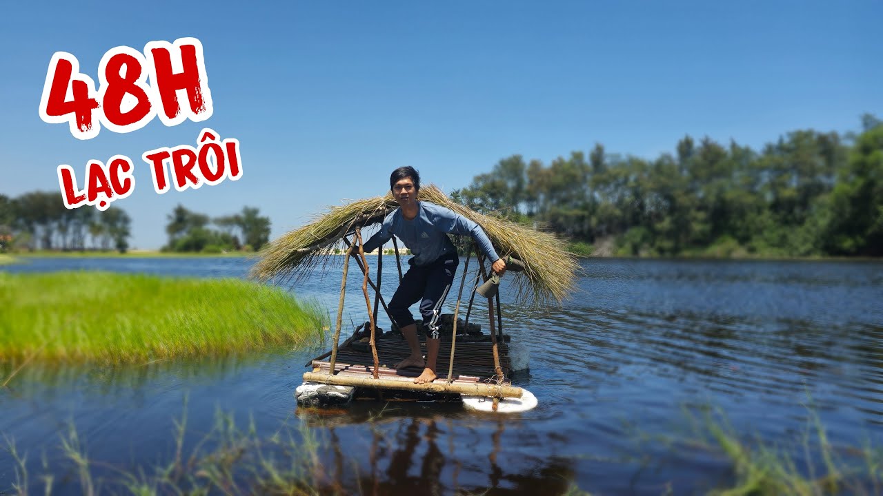48 giờ lạc trôi hồ sen - Làm nơi trú ẩn lênh đênh giữa hồ