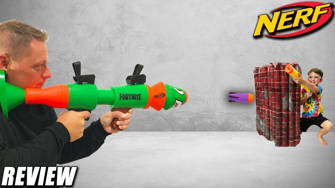 Nerf Fortnite RL | RPG / Rocket Launcher Blaster Review & Comparison