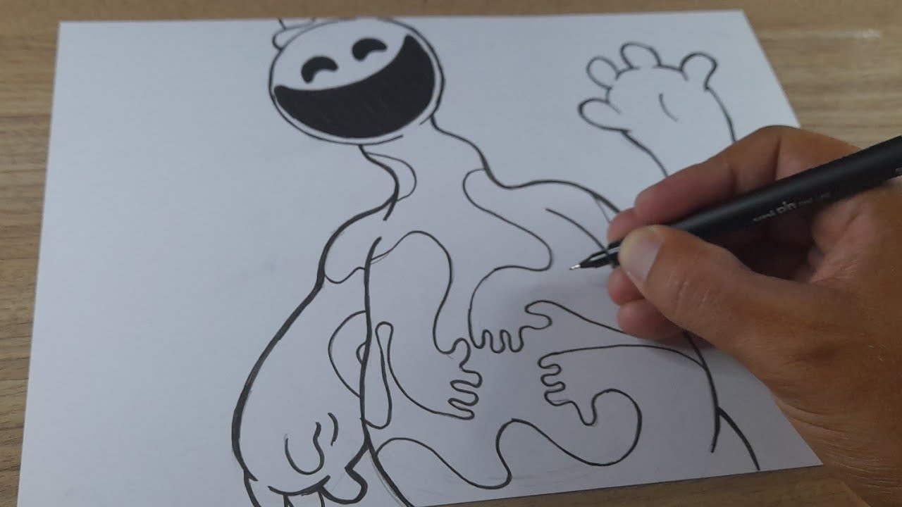 COMO DESENHAR O DOEY POPPY PLAYTIME 4