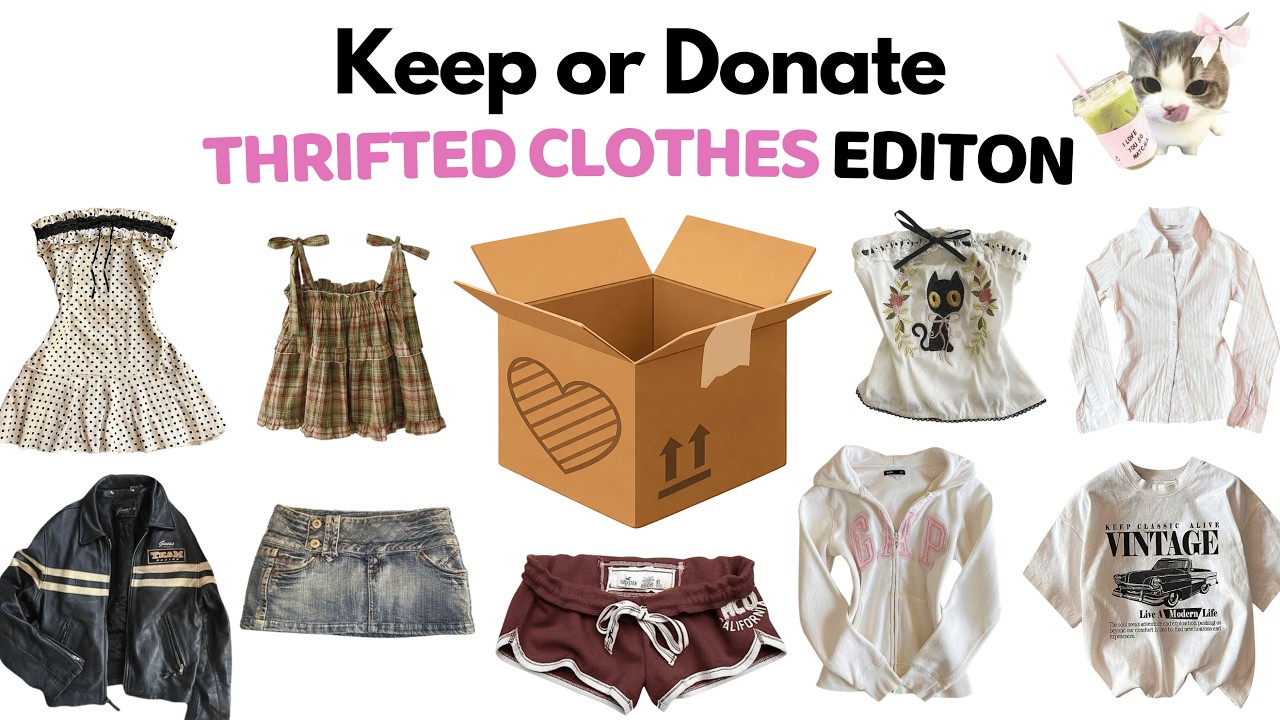 KEEP or DONATE 👚♻️ | Help Me Decide My Thrift Closet ✨
