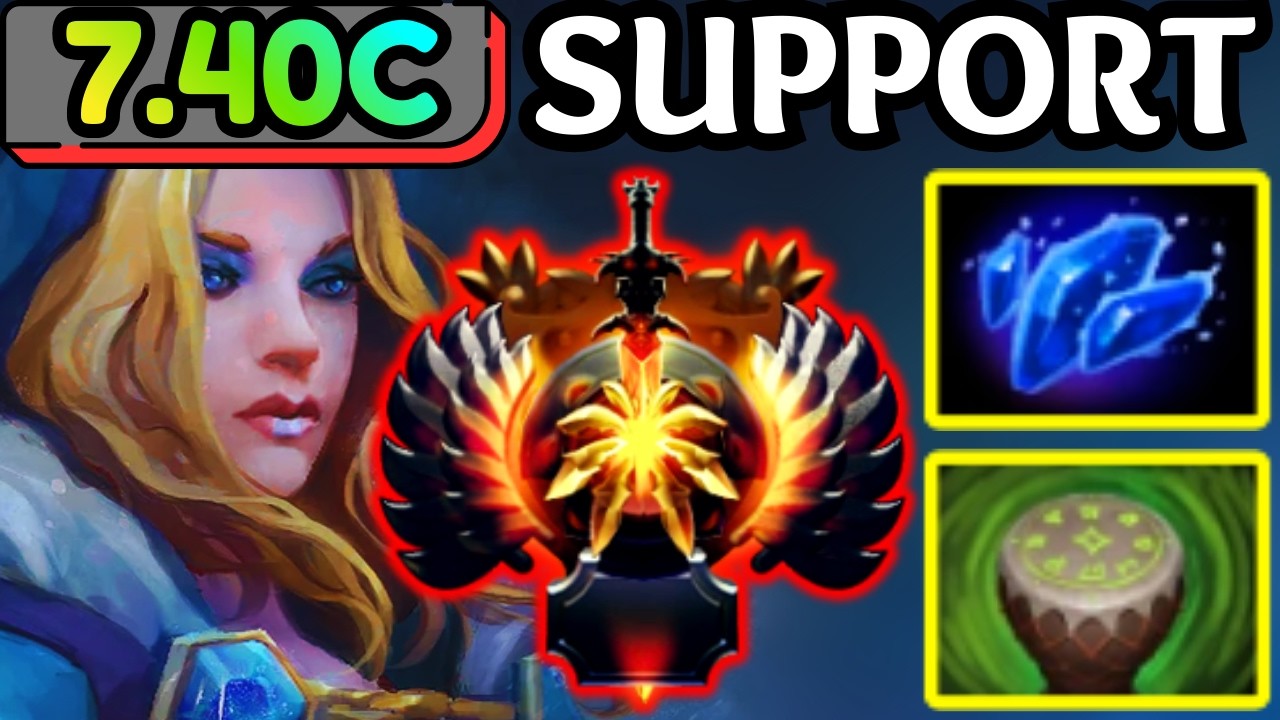 🔥 CRYSTAL MAIDEN Support Is Broken — Perma Root Control! 🔥 Dota 2 Support