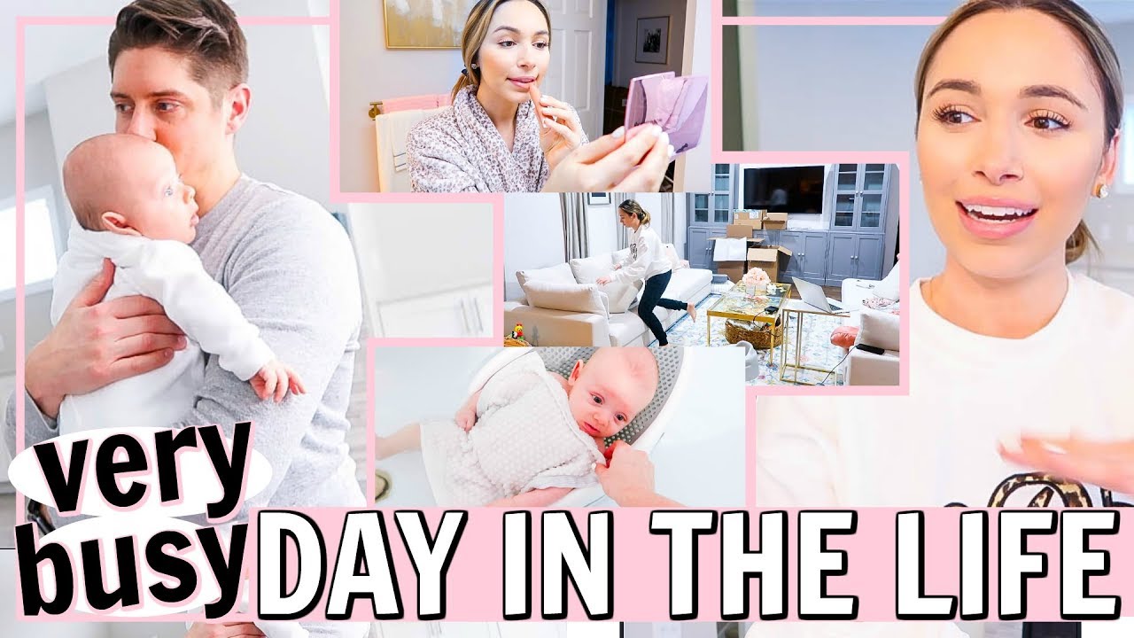 SO MUCH TO DO! DAY IN THE LIFE OF A NEW FIRST TIME MOM | Alexandra Beuter