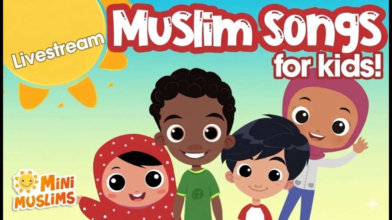 Compilation of Islamic Songs for Kids 🌟 MiniMuslims ☀️ Livestream