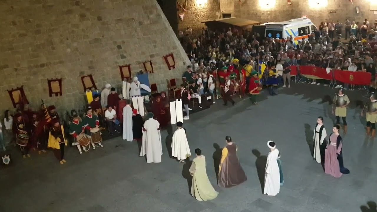Piancastagnaio 12/08/2022 Festa degli Statuti e torneo di Asta e Bacchetta