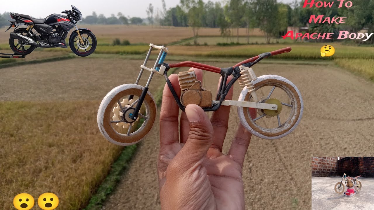 How To Make Apache 160 Body 🤔||Apache 160 Ki Body Kaise Banaye 🤔|#The Koshish Time #trending #viral