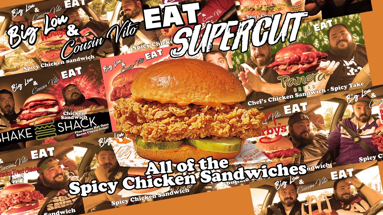 We Ate ALL the SPICY CHICKEN Sandwiches! #BLACVE Supercut! #foodreview