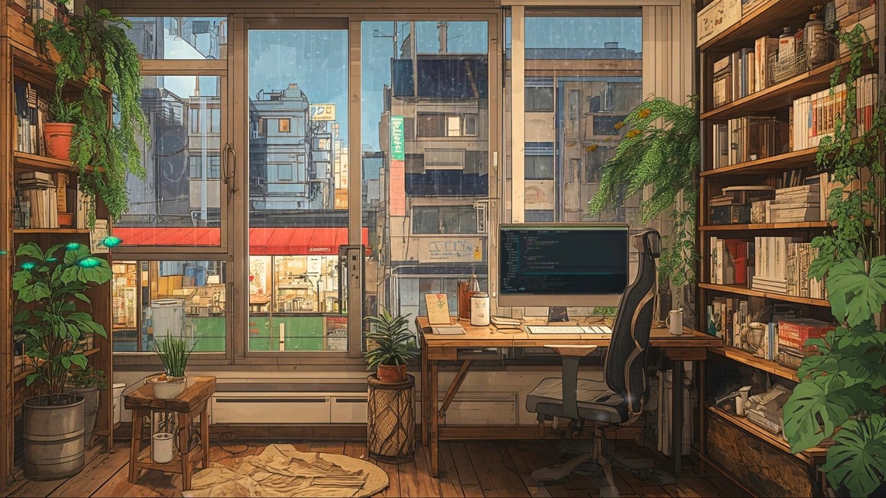 Lofi Late Night Cozy Room ☕ Lofi Beats for Focus, Study & Work | Chill Mix to Relax Your Mind