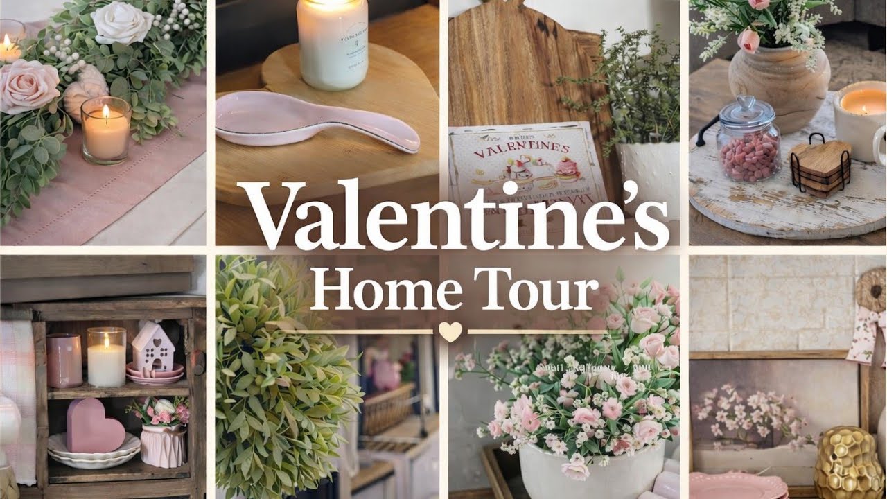My Cozy Valentine&rsquo;s Home Tour 🩷 Soft Pink Decor in Every Room