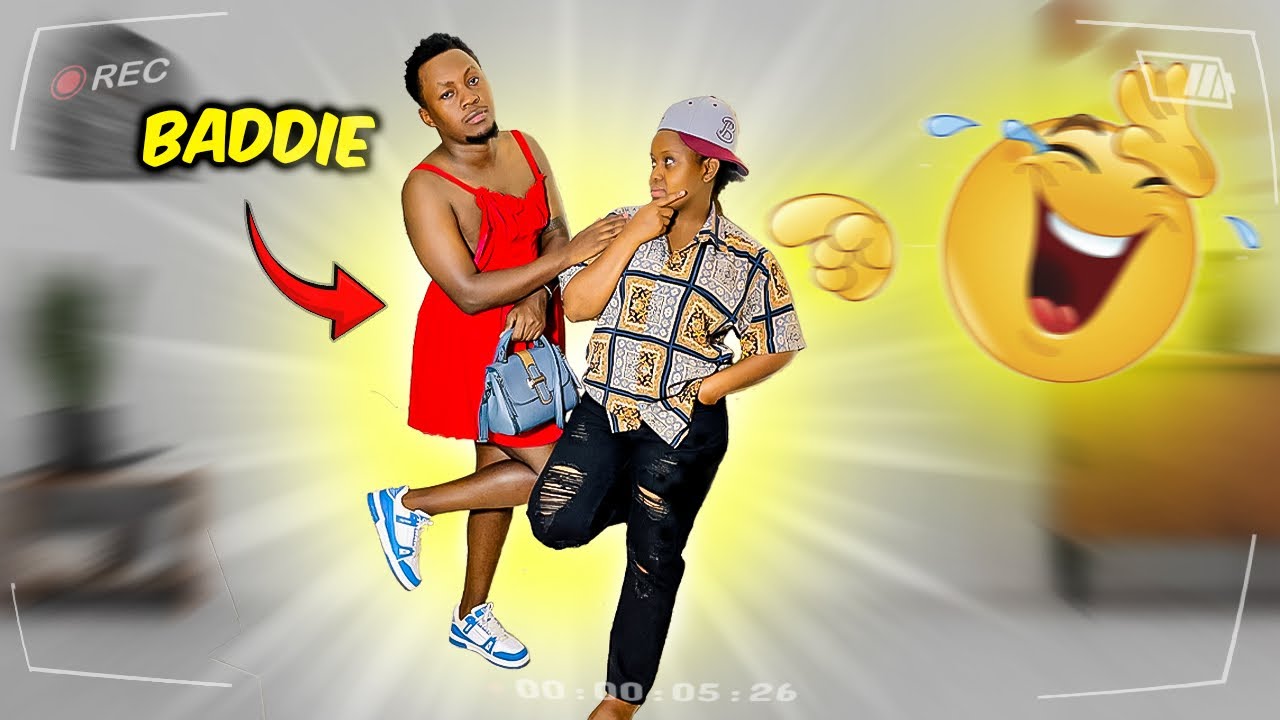 I MADE MY BOYFRIEND WEAR MY CLOTHES👗🤣 *HILARIOUS*