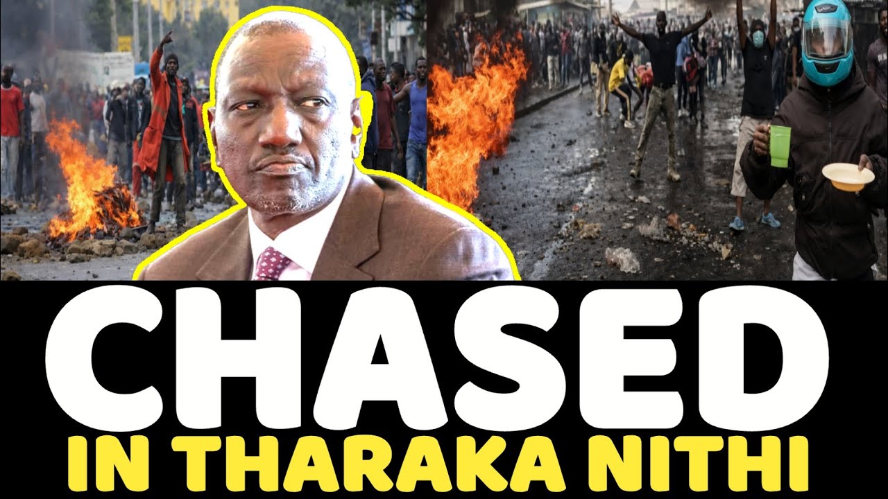 Ruto and KINDIKI Forced To Hide Abruptly as Protest Erupt- Government Offices BURNT!